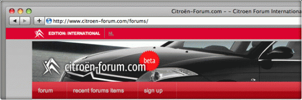 Lancering internationaal Citroën Forum