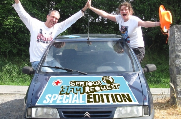 3FM Serious Request Challenge met een Citroën ZX diesel