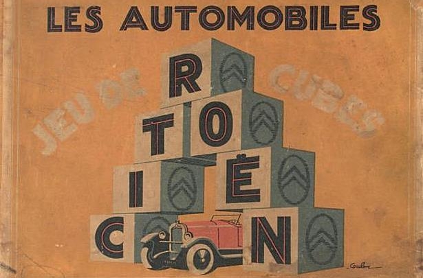 Les Jouets Citroën, jeu de cubes
