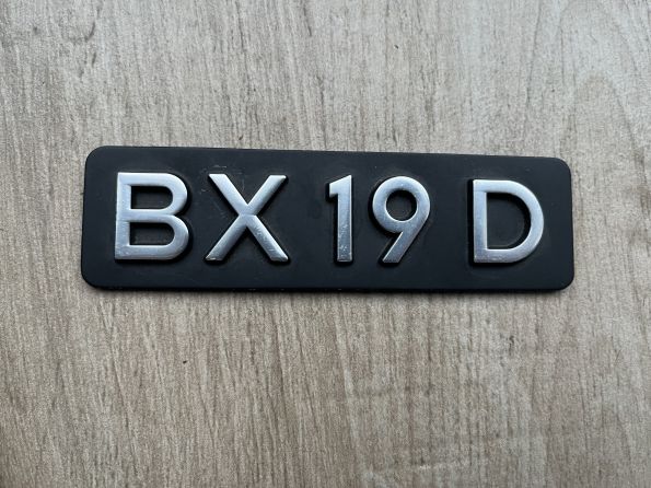 Embleem BX 19 Diesel