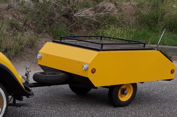 Retro Bagagewagentje gesloten Voor A type